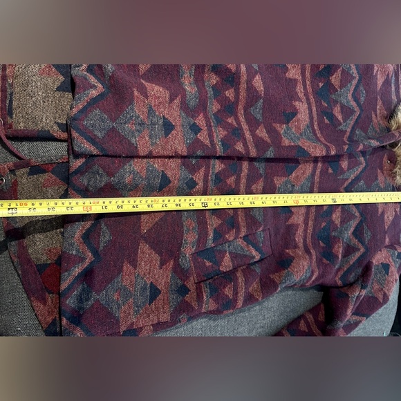 BB Dakota light long Aztec jacket Women’s L - Picture 6 of 6